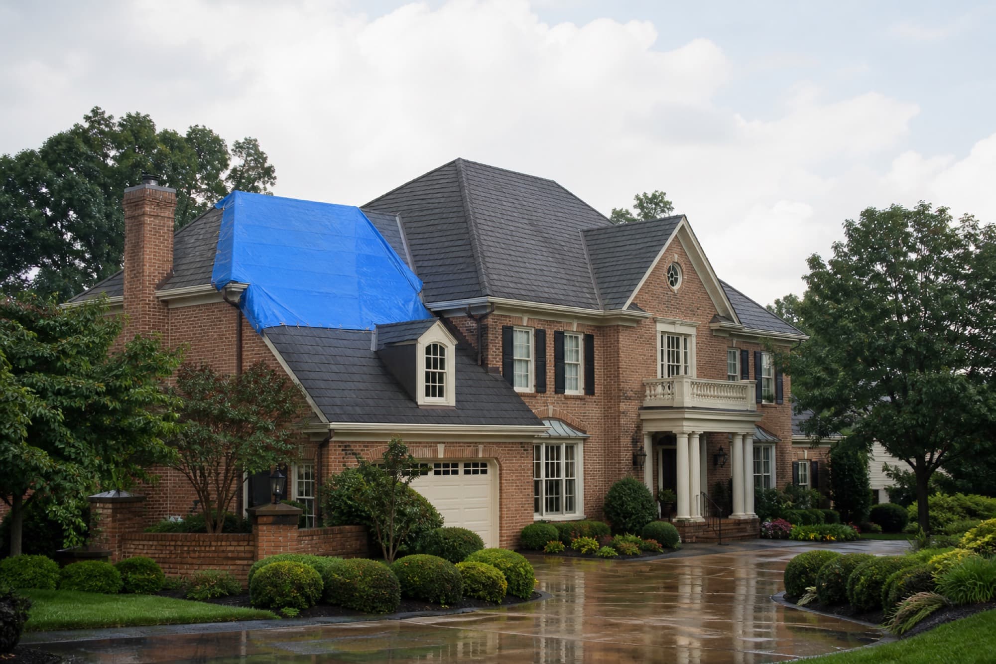 Luxury residential architecture representative of the Maryland, D.C. and Northern Virginia service area