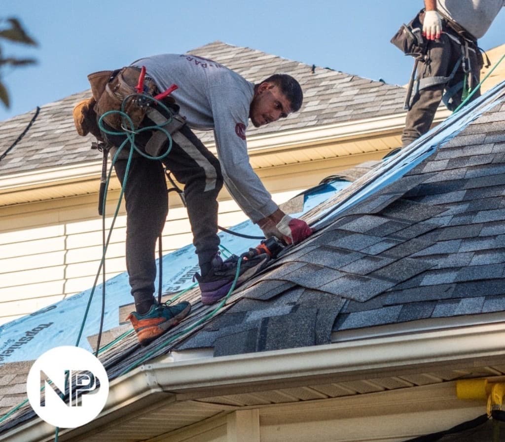 Residential roofing repair and shingle work