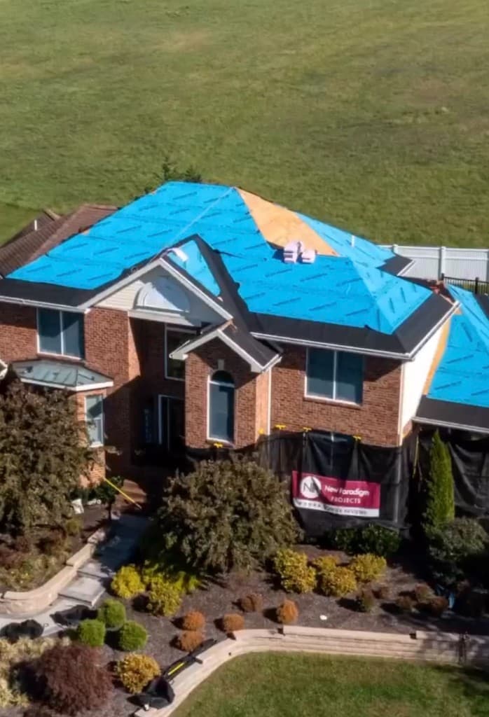Home protected by New Paradigm Projects after a storm
